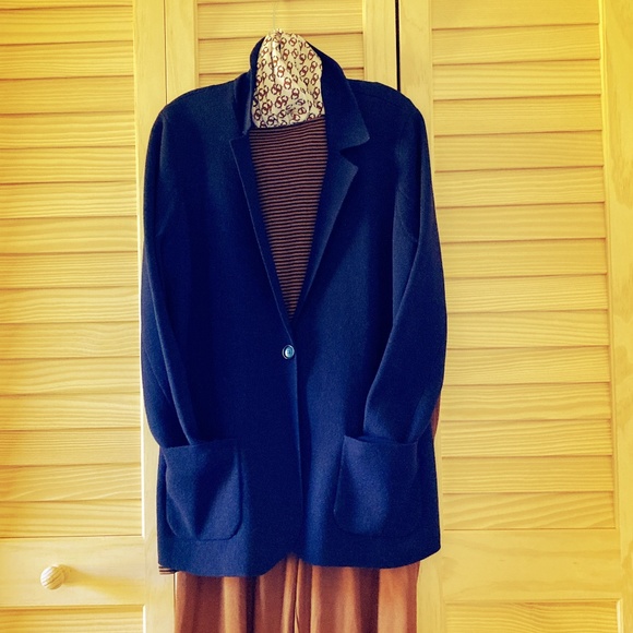 NORDSTROM Signature Boat Neck Bateau Striped Knit Tee Shirt Top NWT - Picture 2 of 9